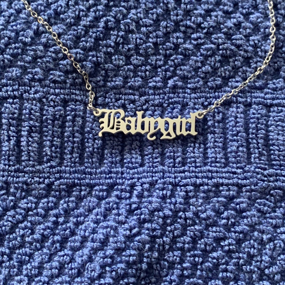 Silver Babygirl Necklace